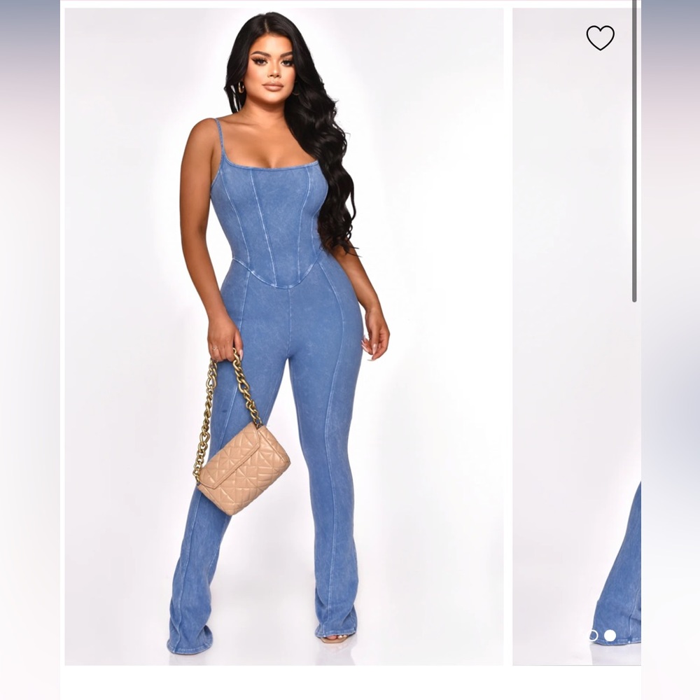 Blue “denim” Jumpsuit